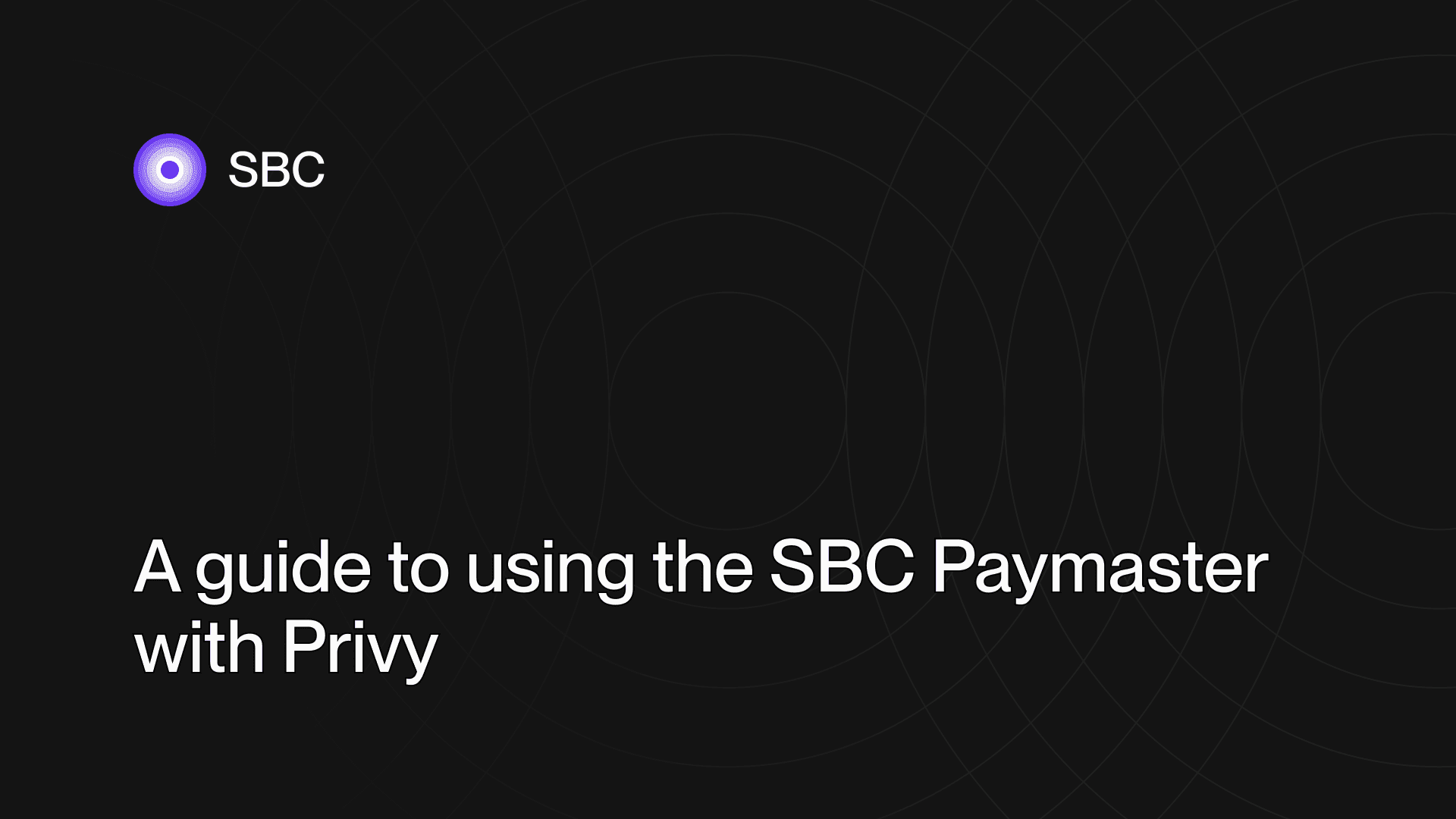 SBC and Privy logos