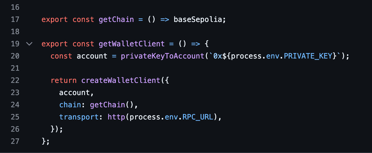 Environment variables for RPC, bundler, and deploy wallet