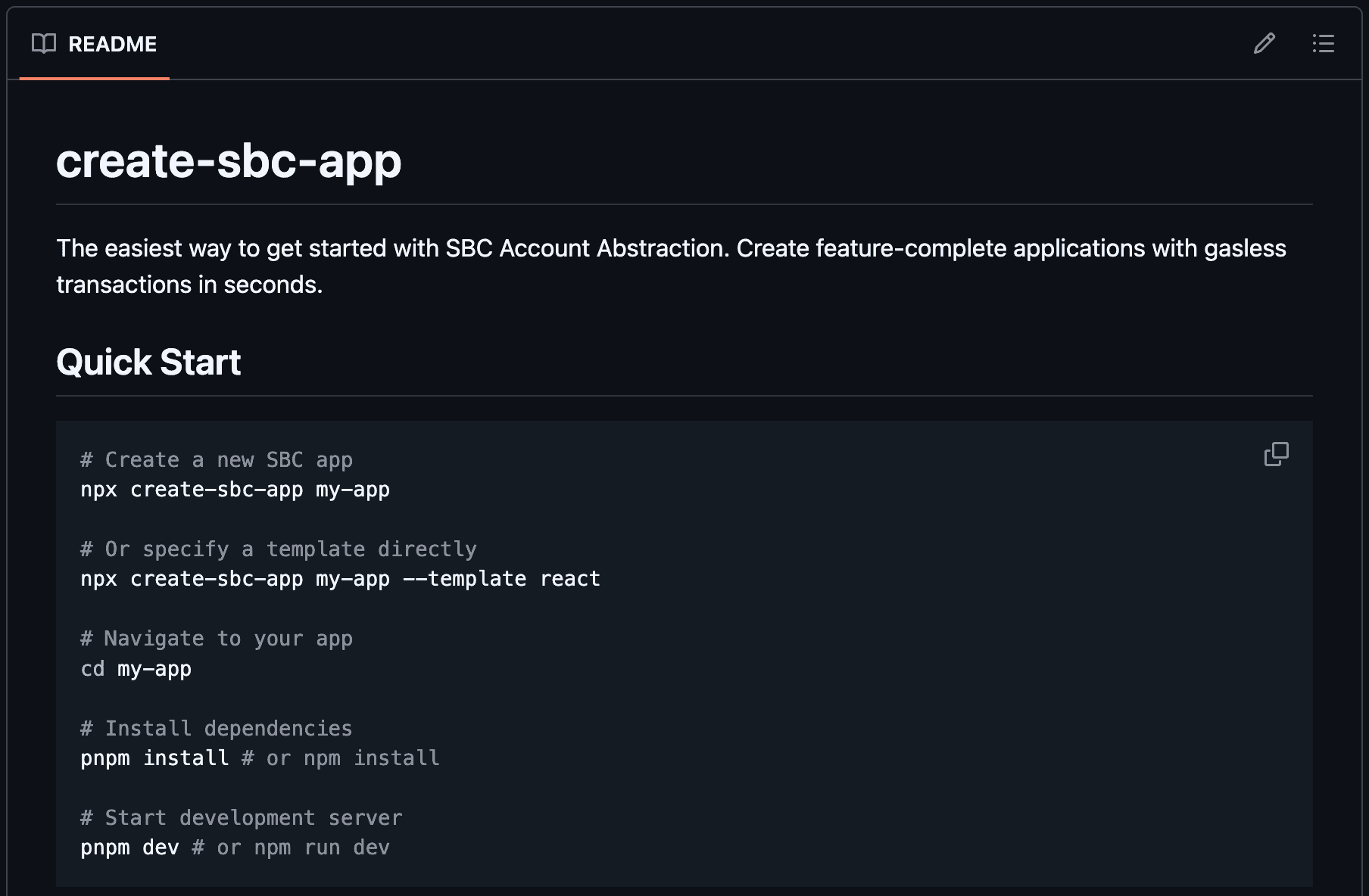SBC AppKit react-wallet example